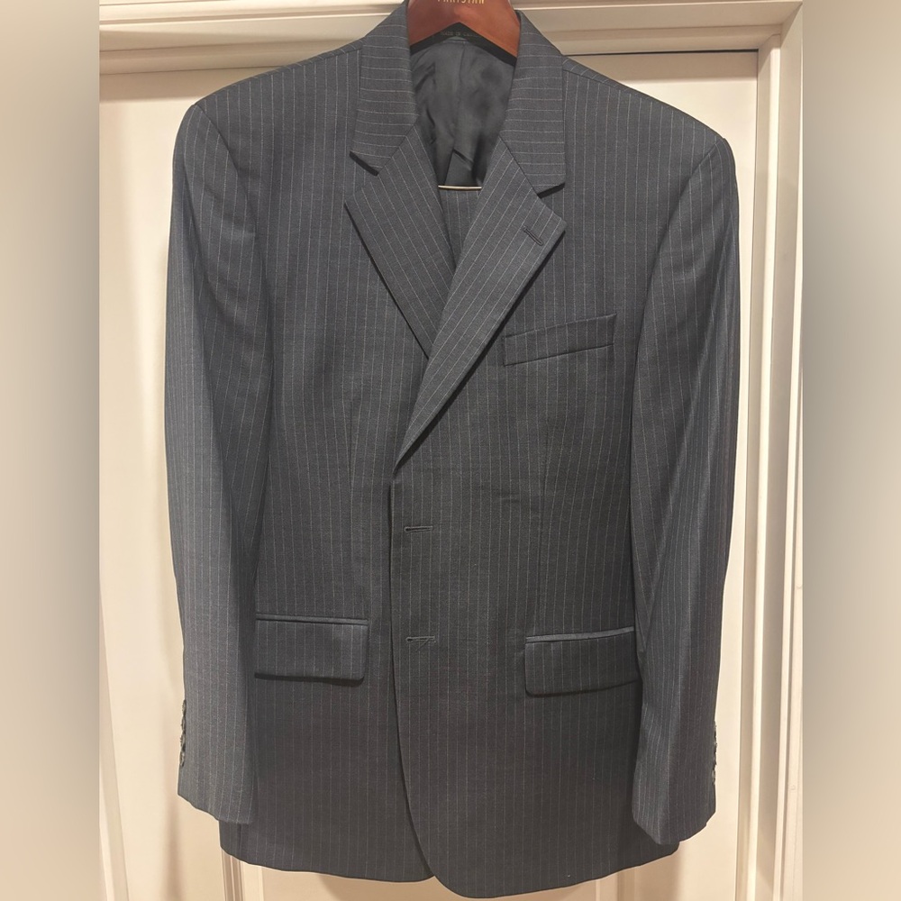 Ralph Lauren Dark Gray Pinstripe Suit